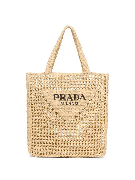 farfetch prada woven bag|Prada swarovski bag.